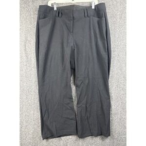 Lane Bryant Size 18 Short Black Stretch Dress Pants Business Classic Office Work